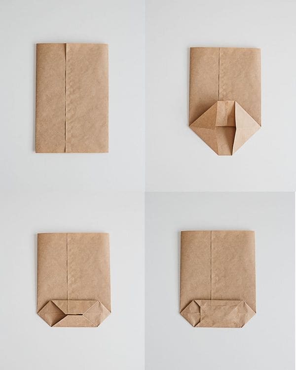 Các bước trong cách làm túi giấy đựng quà