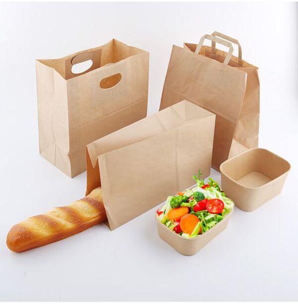 Túi giấy được sử dụng để đựng thực phẩm