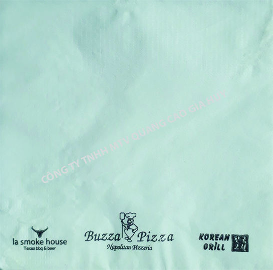 Mẫu in khăn Napkin Buzza Pizza
